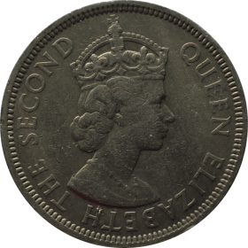 1 rupia 1971 mauritius b